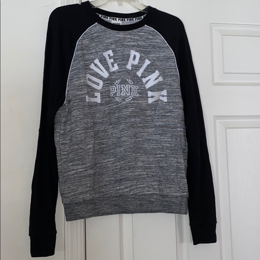 Pink long sleeved sweatshirt